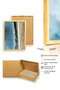 Wallity Huhu470 Pintura Decorativa en MDF con Marco (3 Piezas) 30 x 40 cm